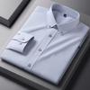 New Quality Anti-Wrinkle Men Shirt Long Sleeves Dress Shirts For Men Slim Fit Camisa Social Business Blouse White Shirt S-4XL