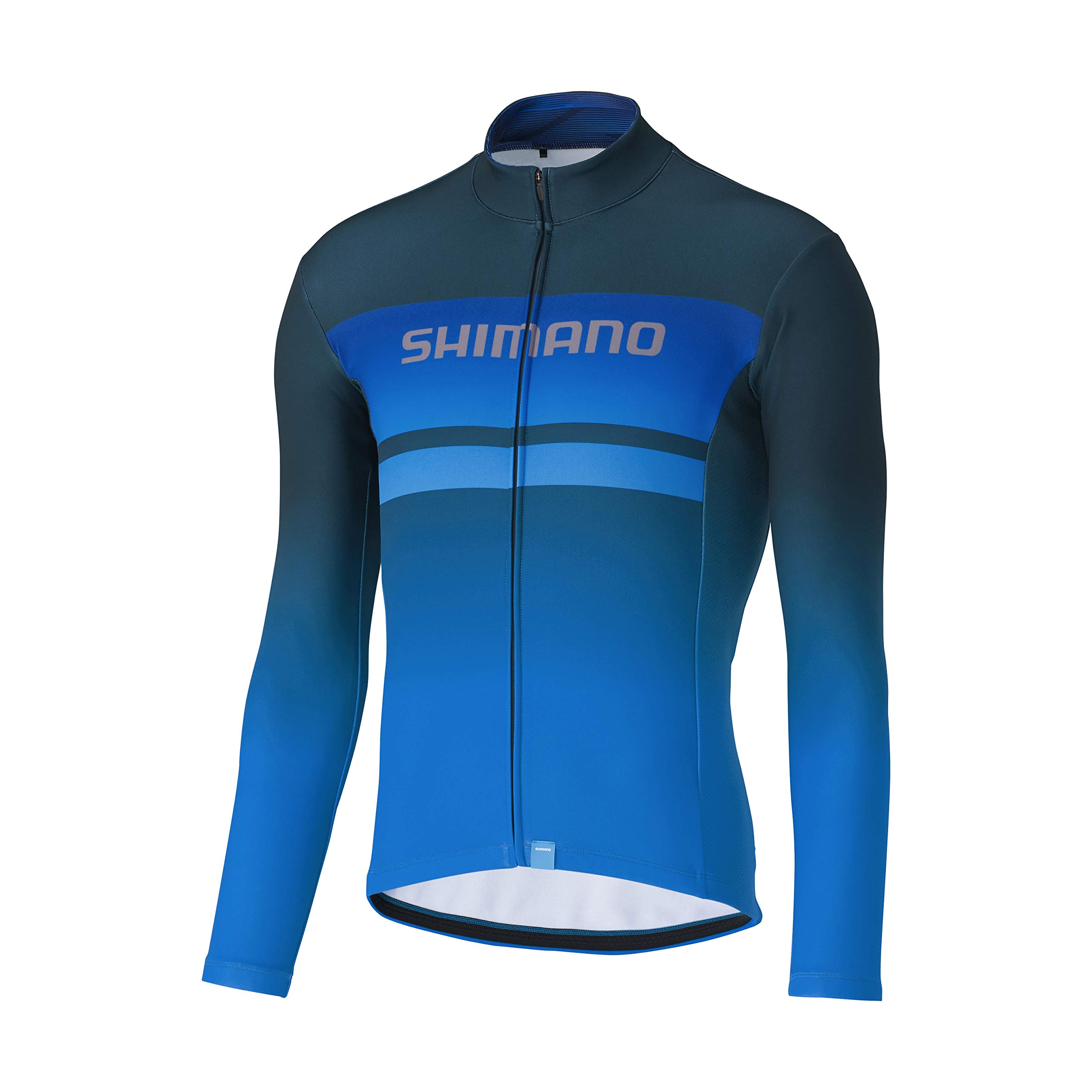 

SHIMANO Веломайка Team Джерси с длинным рукавом Синий L MY20