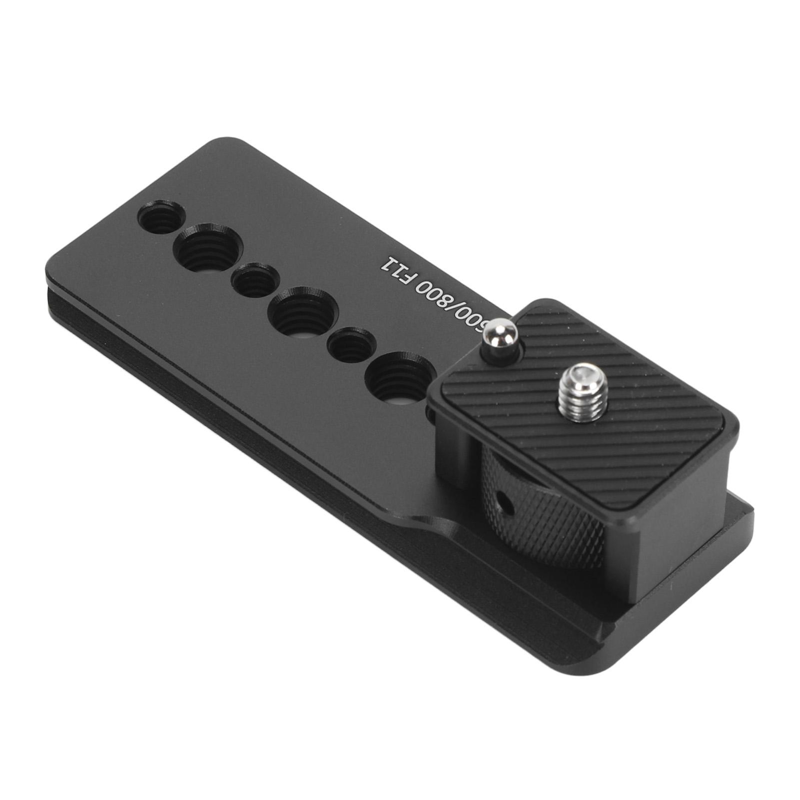 

Camera Lens Tripod Replacement Seat Aluminum 1 4in 3 8in Hole for Arca Quick Release Plate Lens Collar Foot Stand for