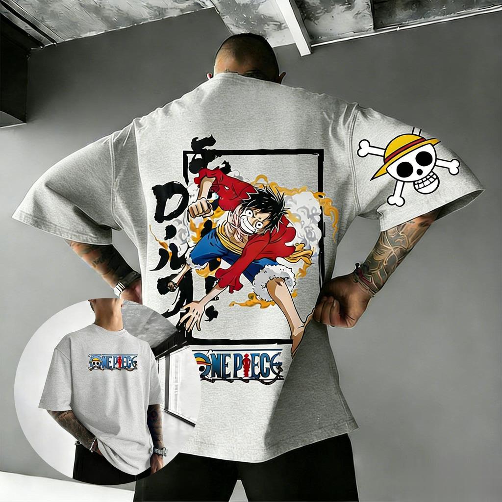 Oversized One Piece Luffy Anime Graphic T Shirt Men Women Short Sleeve Tee Harajuku Streetwear Casual Tops Y2k 2026 Summer New