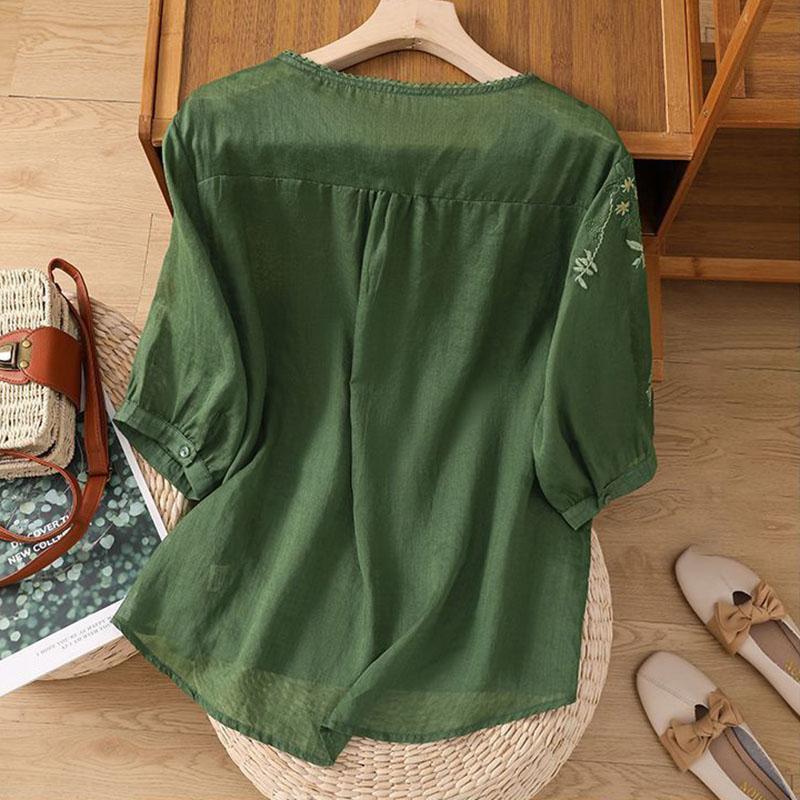 Dámské tričko Letní Velká velikost Bavlněné tričko Měkké Volné Potiskované Ležérní Pohodlné Pulovr Tričko Top