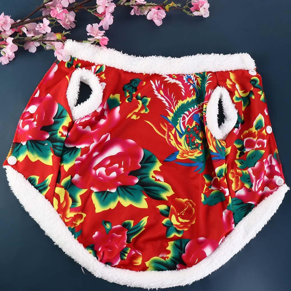 Soft Cats Warm Apparel Jubilant Flowered Cotton Jacket Dog Coat Small Dog Clothes Puppy