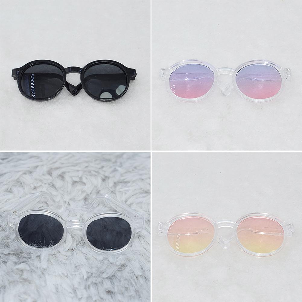 Dla 10cm Lalek Bawełnianych Okulary Śliczne Plastikowe Okulary dla Lalek Macaron Lalki BJD Zabawkowe Okulary Akcesoria