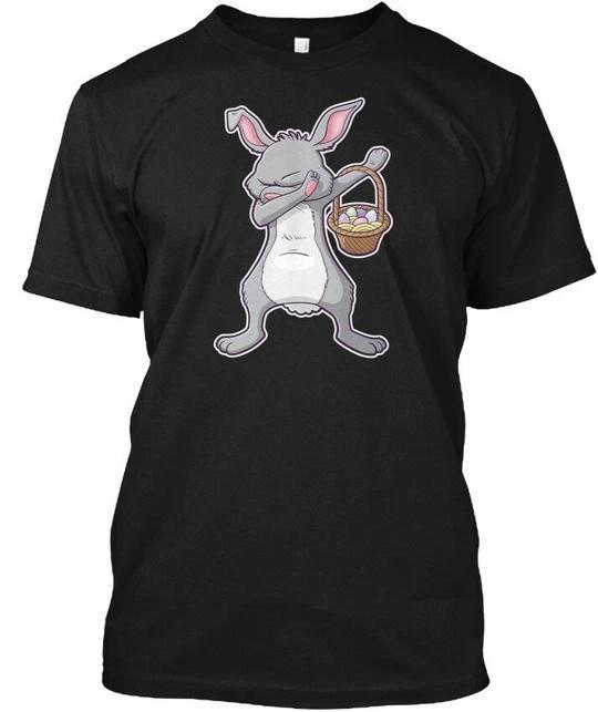 Funny Dabbing Happy Easter Bunny Rabbit T shirt Made in the USA Size S to 5XL XL