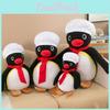 Adorable Pingu Chef Penguin Plush Toy Soft And Cute Penguin Stuffed Animal For Kids