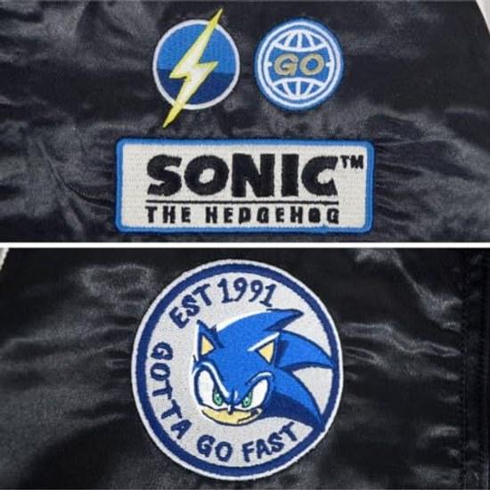 Yoshida Yu Sonic Hedgehog Sukajan Sega Game Outer Embroidery Jacket