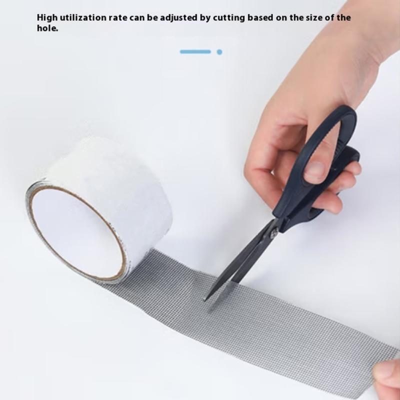 Window Screen Repair Tape,Strong Adhesive Mesh Patches Tape 6 Rolls Window Screen Repair Kits for Window or Door