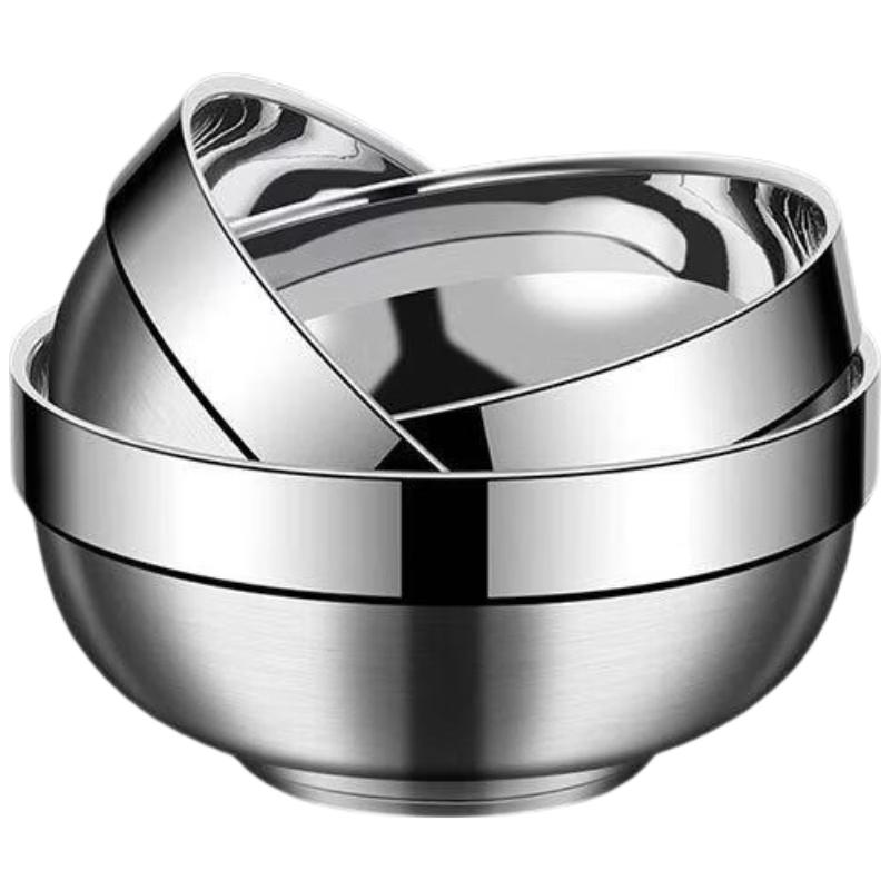 Jinglingxin 316 Stainless Steel Double-Layer Insulated Bowl