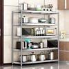 Stainless Steel Multi-Layer Kitchen Storage Rack for Microwave and Oven