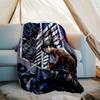 Attack on Titan printed throw blanket—lightweight,soft,warm;versatile blanket for all seasons—perfect as &air-conditioning throw,nap blanket