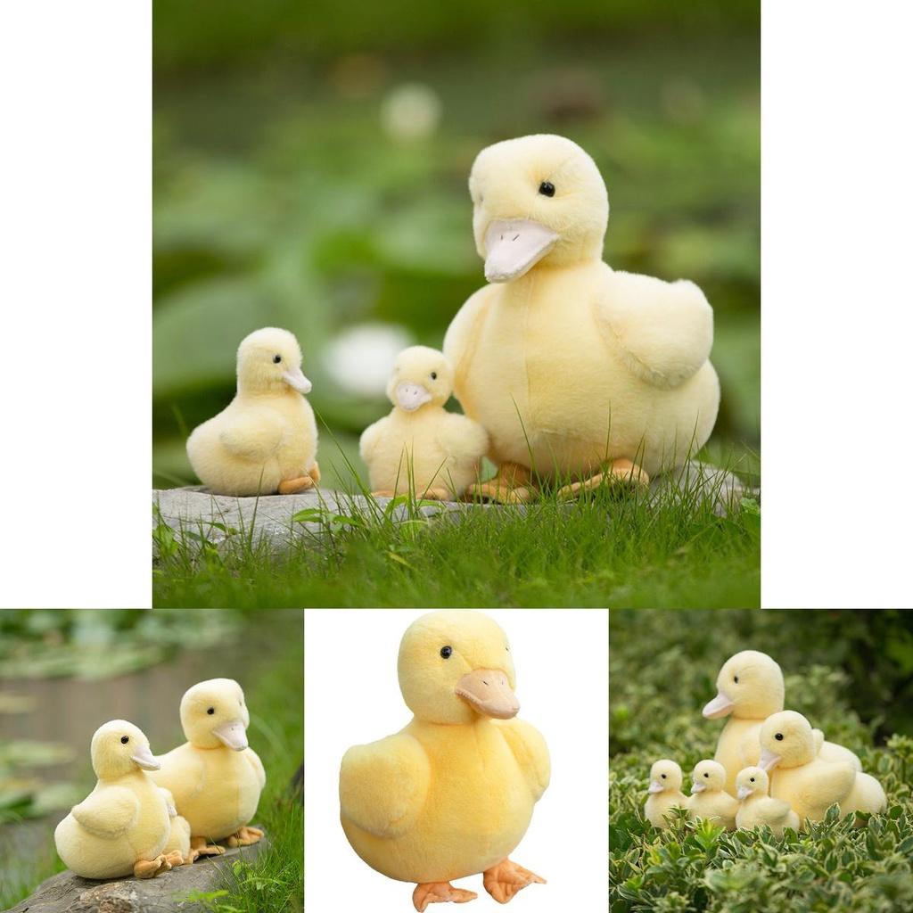 Cute Yellow Duck Plush Toy Adorable Stuffed Animal For Kids Birthday And Holiday Gift
