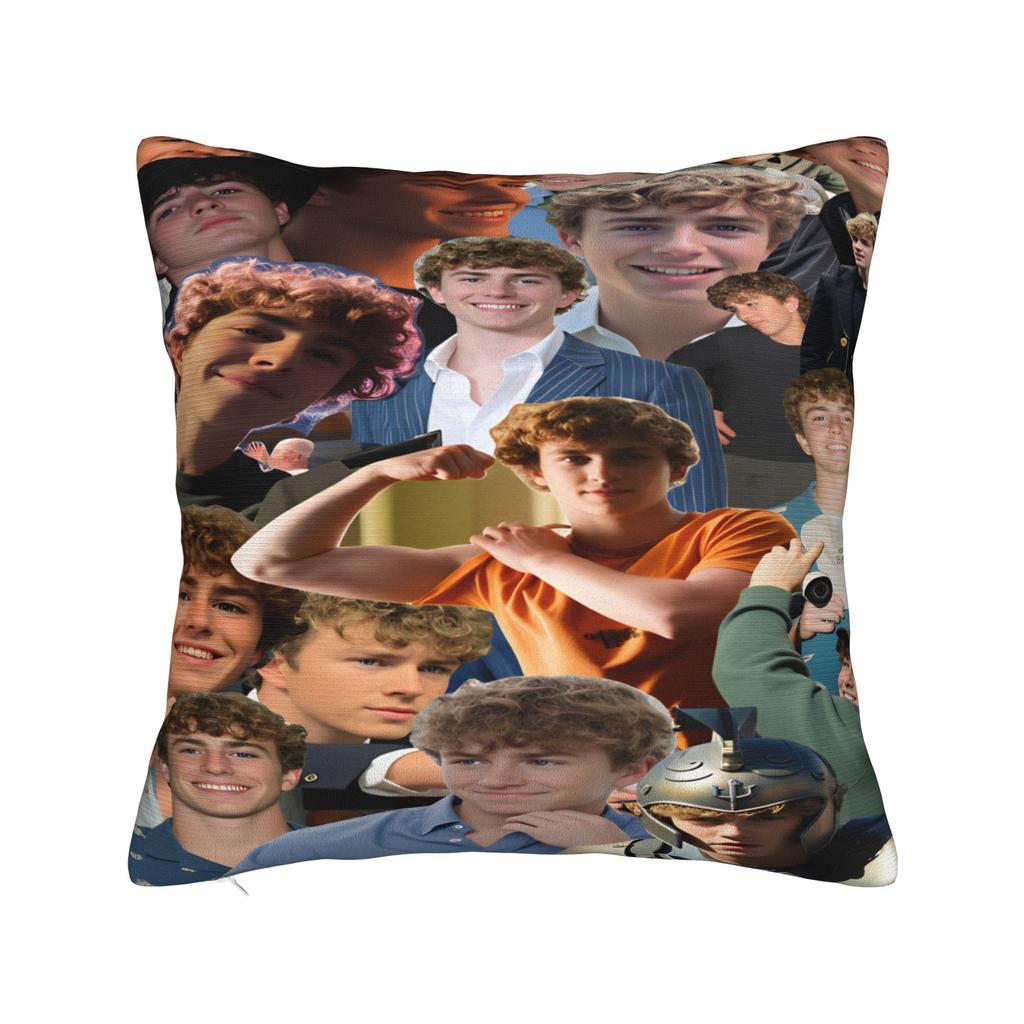 Walker Scobell Pillow Case  Square Pillow Cover For Sofa Bedroom Home Decor Kawaii Cushion Cover