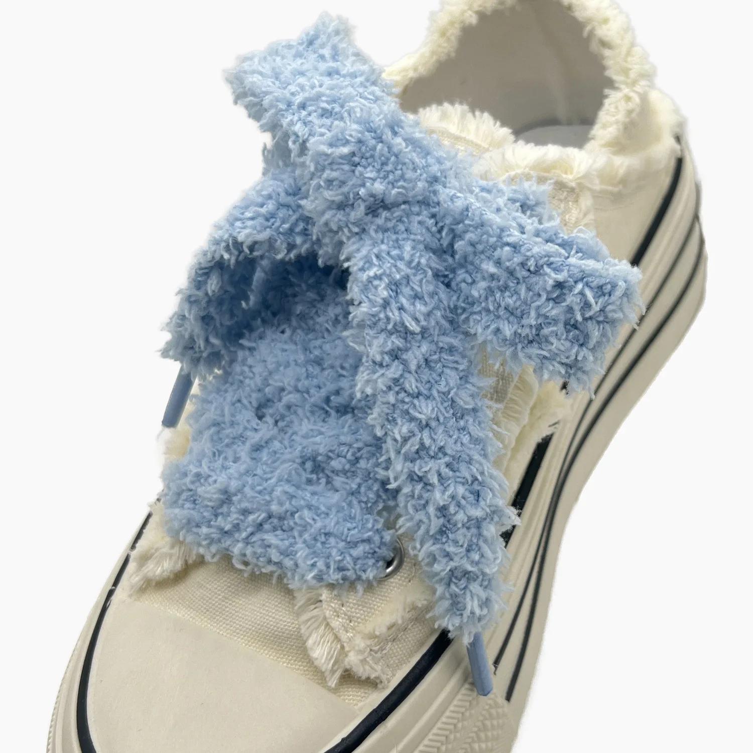 

Женские Повседневные Холщовые Белые Балетки Шнурки Аксессуары Ширина 2,2 см 1 Пара Милые Плюшевые Кроссовки Шнурки Мужские 120cm небесно-голубой