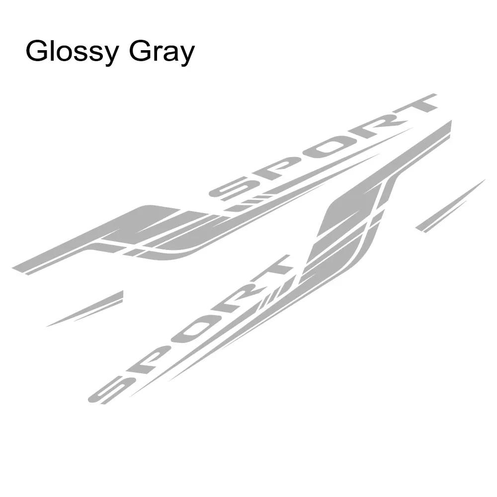 2PCS Car Door Side Stickers Waterproof Vinyl Decals Self-adhesive PVC Car Body Decoration Stickers Accessories For Honda Type-R