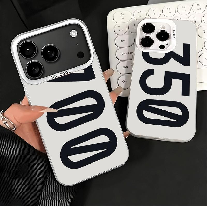 350 700 Fashion Design Shockproof Phone Case for iPhone 17 Air 16 16E 15 Pro Max 14 Plus 13 Mini 12 Back Cover Anti Fall Fundas