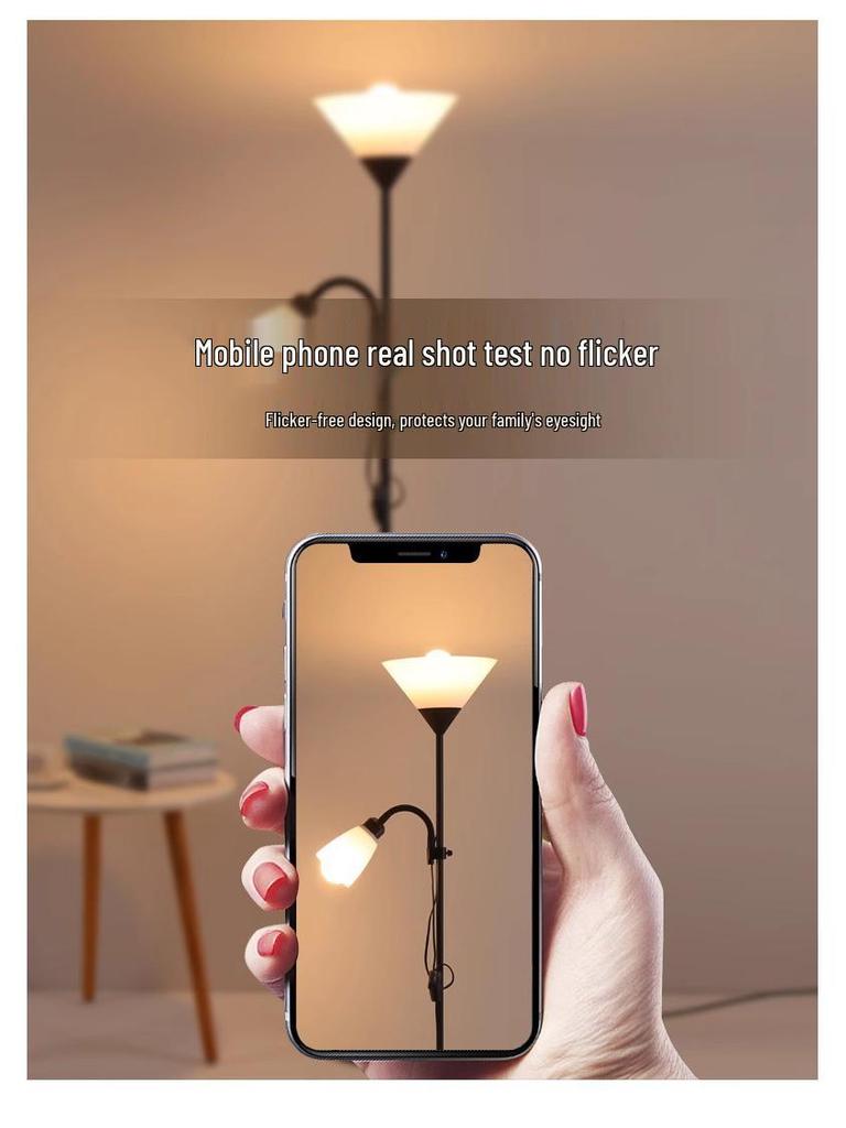 Nordic Modern Double-Head Floor Lamp: Minimalist Luxury for Living Room and Bedroom