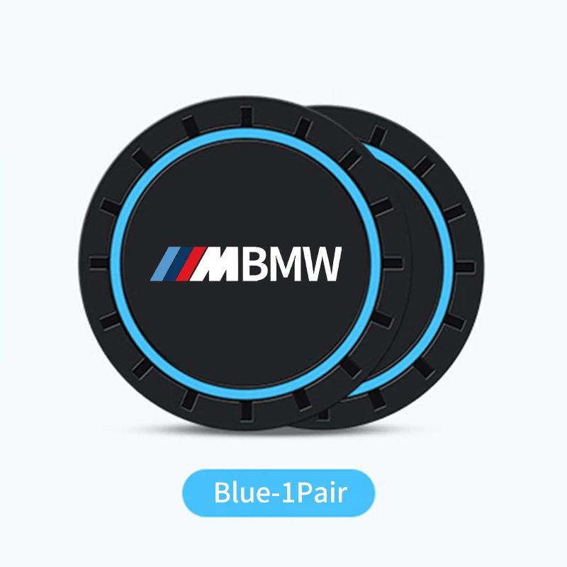 

Car Sticker 2025 Hot Silicone Coaster Car Cup Mat Non-Slip Waterproof Slot Pads For BMW X1 X2 X3 X4 X5 X6 X7 G20 G30 6GT E46 E90