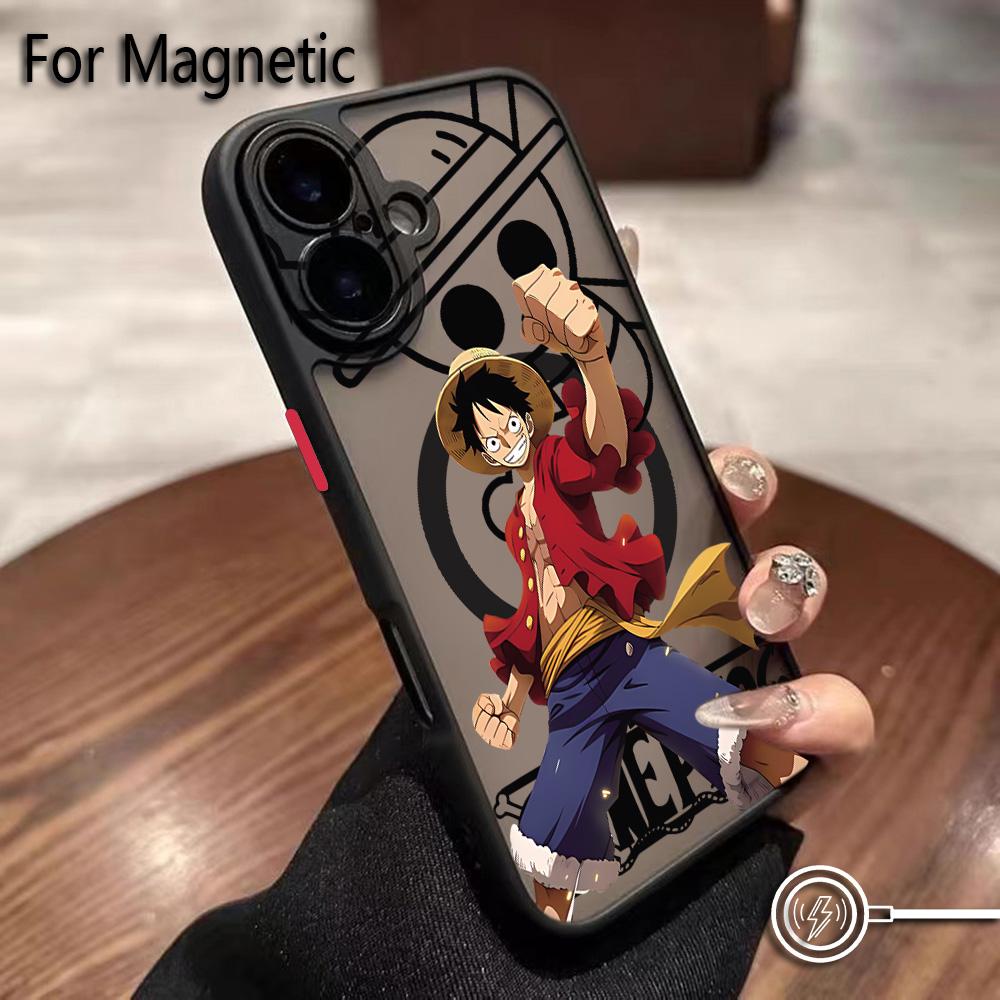 

Anime Ones Pieces Luffys Zoros Phone Case for iPhone 17 16 15 14 13 12 11 Air Pro Max Mini XR XS X 7 8 6 6s Plus Matte Magnetic iPhone 11