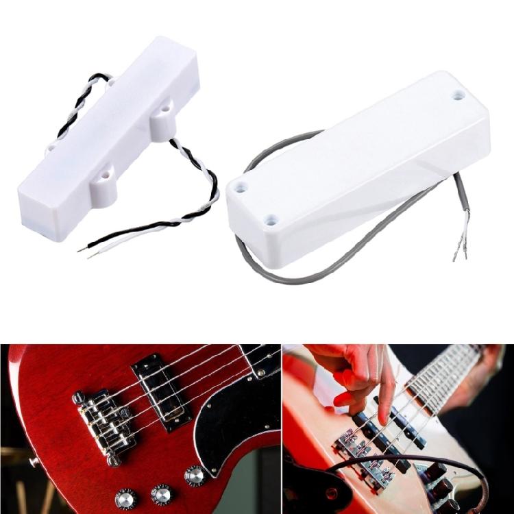 Sealed Alnico 5 Bass Pickup Set 4 String Electric Bass Guitar Humbucker Pickups Instrument Accessories Easy to Use