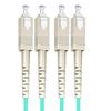 SAMZHE SC-SC OM4 Duplex Multimode Fiber Optic Patch Cable