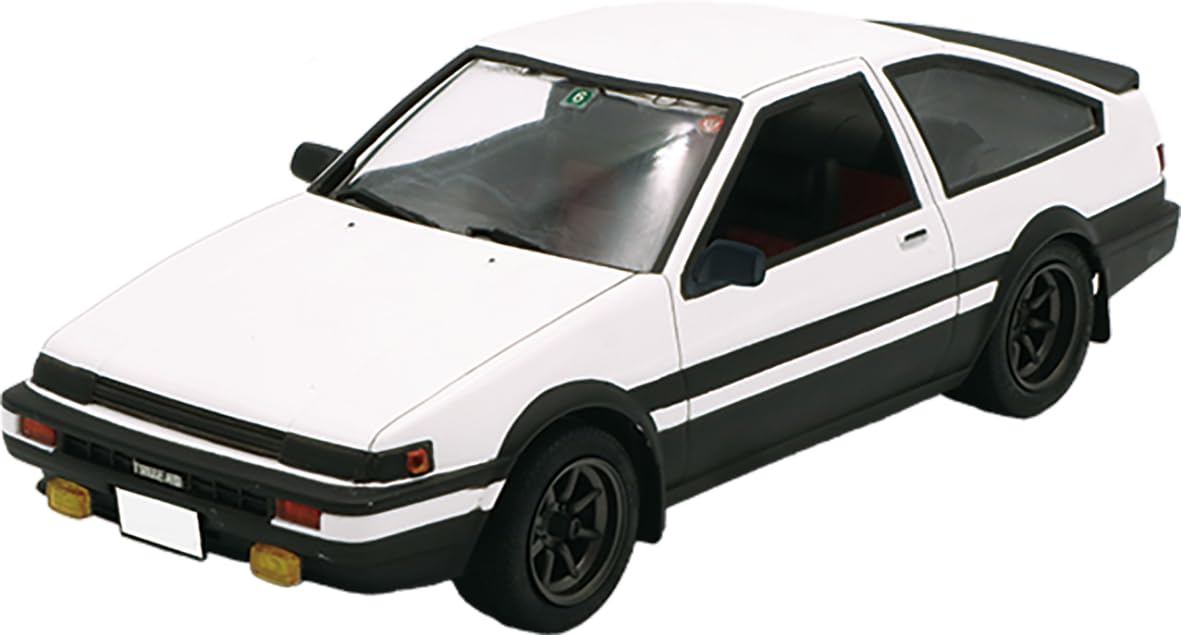 

Серія Initial D Trueno Рання модель 1600GT APEX AE86 Персонаж Такумі Фуджівара Акрил 1/24 №1 EX-1 (з підставкою) білий