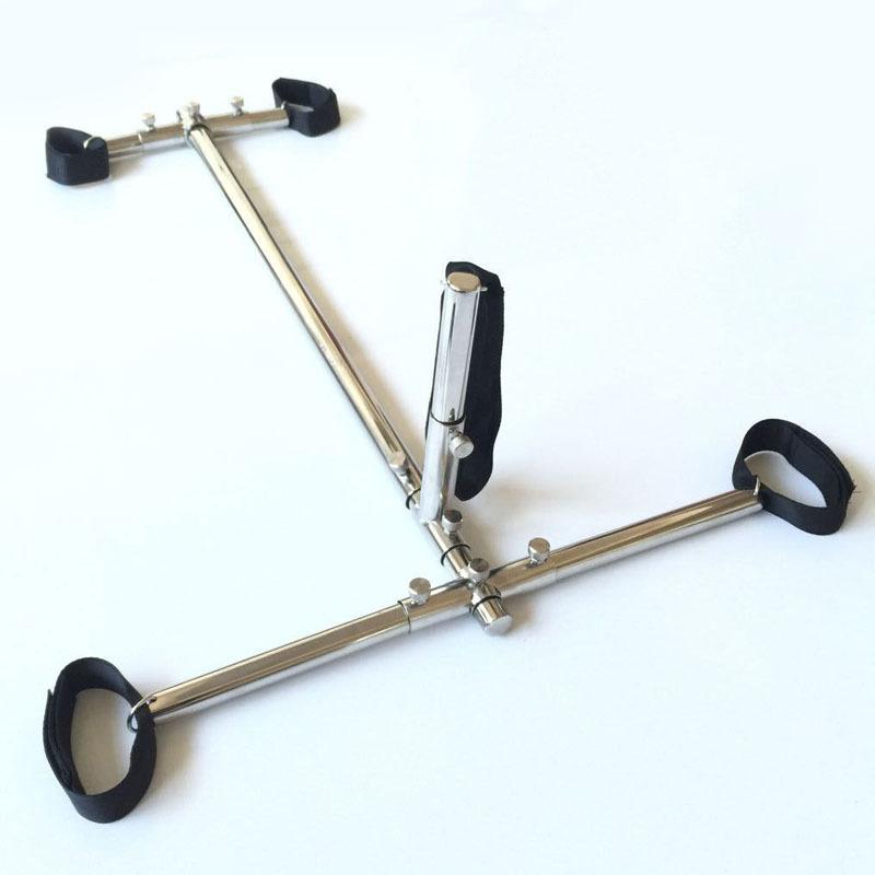 BDSM Bondage Frame Stainless Steel Restraint Rack SM Props Slave Collar Handcuffs Couples' Roleplay Sex Games Adult Sex Toy