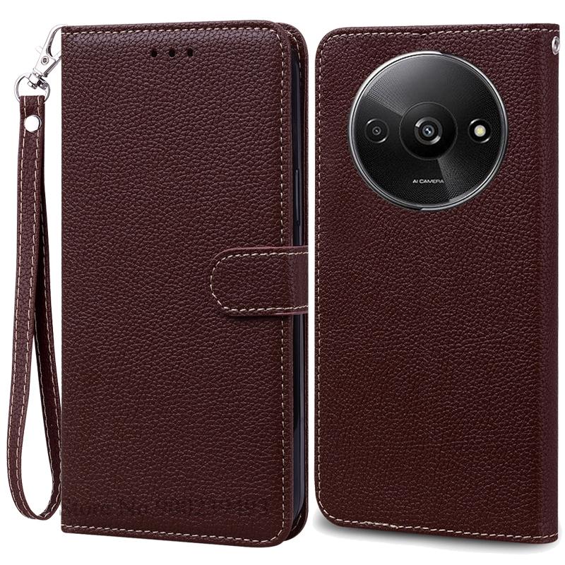 Pro Redmi A3 Pouzdro Kožené Peněženkové Vyklápěcí Pouzdro Pro Xiaomi Redmi A3 Kryt Ochranné Fundas Coque Pro Xiaomi Redmi A3 A 3 Pouzdro na Telefon