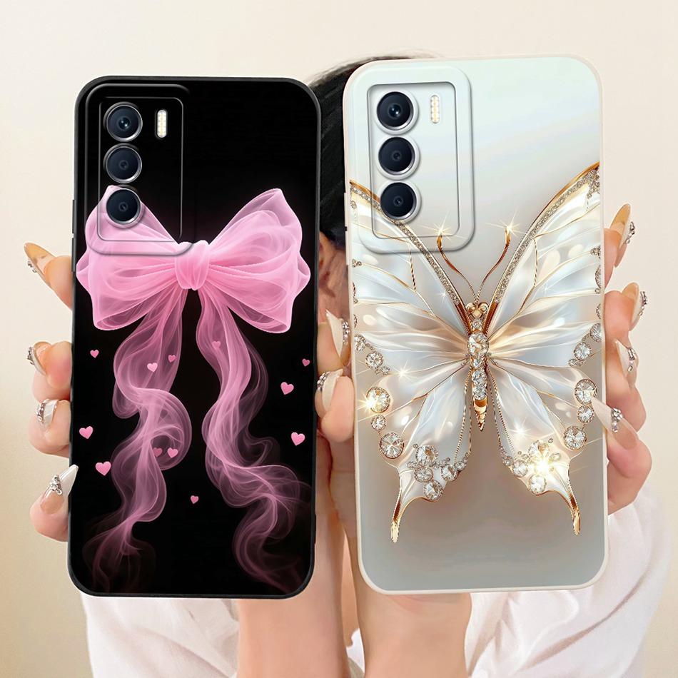 For Infinix Zero 5G 2023 X6815C X6815D Cute Cat Flower Cartoon Phone Case For Infinix Zero 5G (2023) Soft Silicone Cover Bumpers