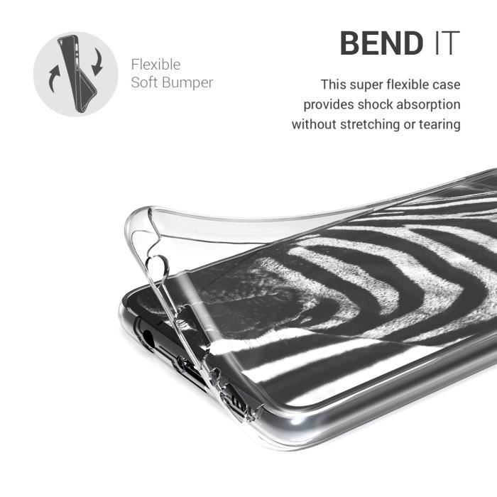 Coque - kwmobile - Samsung Galaxy S10e - Silicone transparent - Protection intégrale - Souple