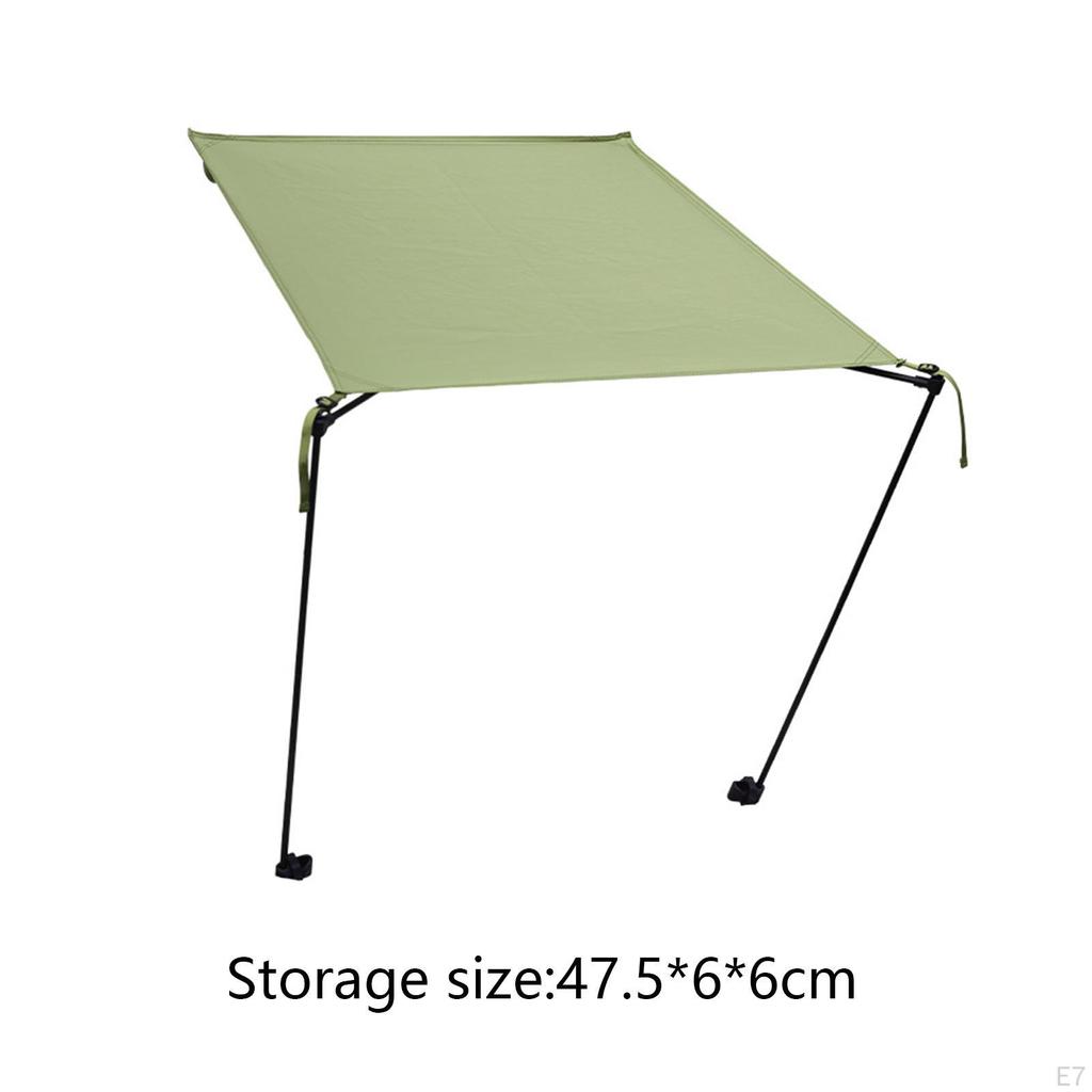 Campingstuhl Schatten Klappbar Einfach zu installierender tragbarer Unterschlupf für Reisen im Freien