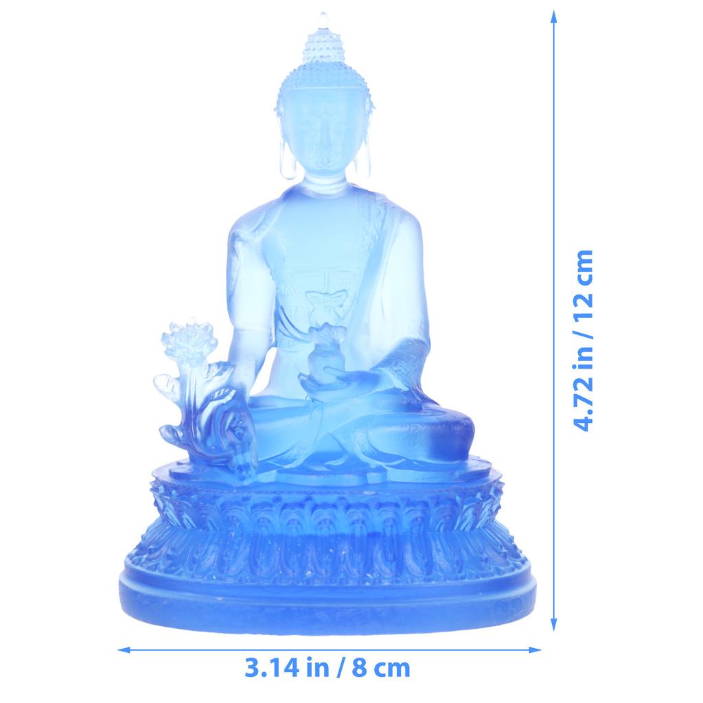 High Quality Resin Sitting Buddha Statue for Living Room Courtyard Bookshelf Desk Yoga Studio Peace Resin Buddha