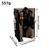 Halloween Resin Ghost Book Model Decoration Skull Fake Book Shelf Decor Halloween Skull Book Gothic for Home Party Festival Gift