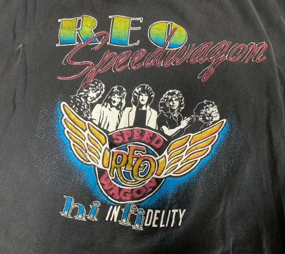 Vintage REO Speedwagon High Infidelity Concert T-shirt Unisex T-Shirt S