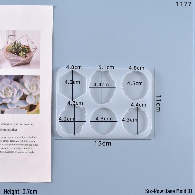Poppy DIY Silicone Mold for Phone Holder & Pet Bone Tag