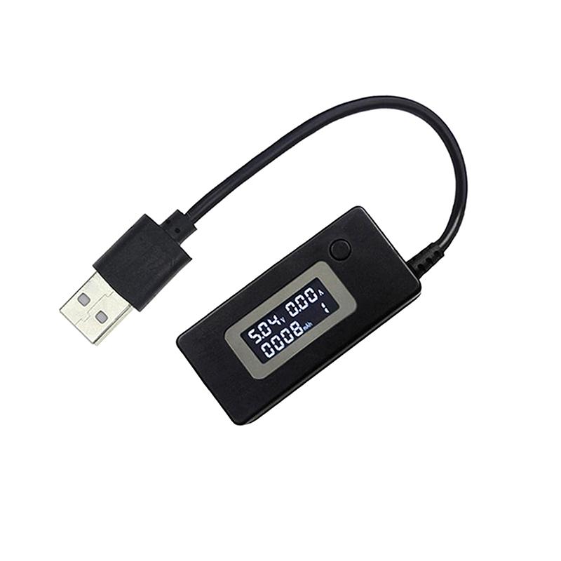 Lcd Micro Usb Charger Battery Capacity Voltage Current Tester Meter Detector +Load Resistor 2A/1A With Switch Voltmeter Ammeter
