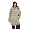 Womens/Ladies Adri Wave Faux Fur Long Length Jacket