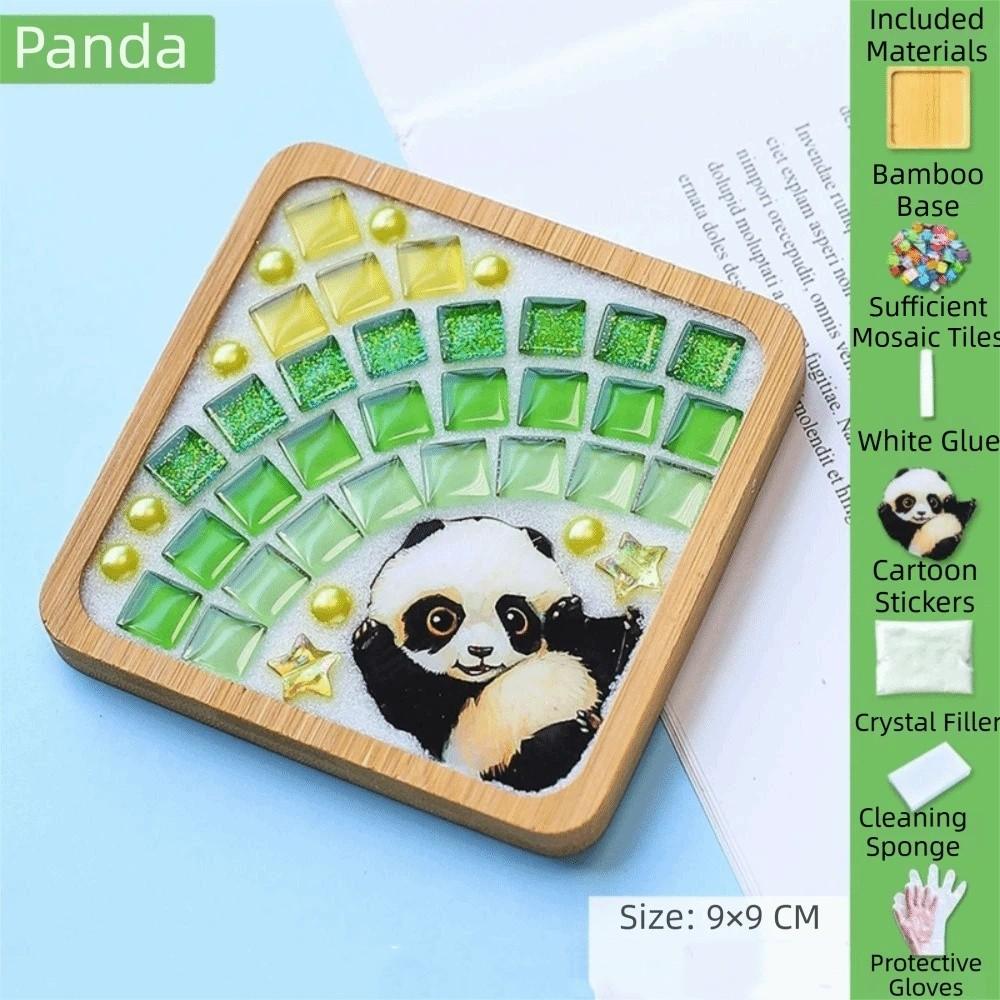 Intellectual Development DIY Mosaic Coaster Kit DIY Mosaic Cup Mat  Hands on And Brainstorming