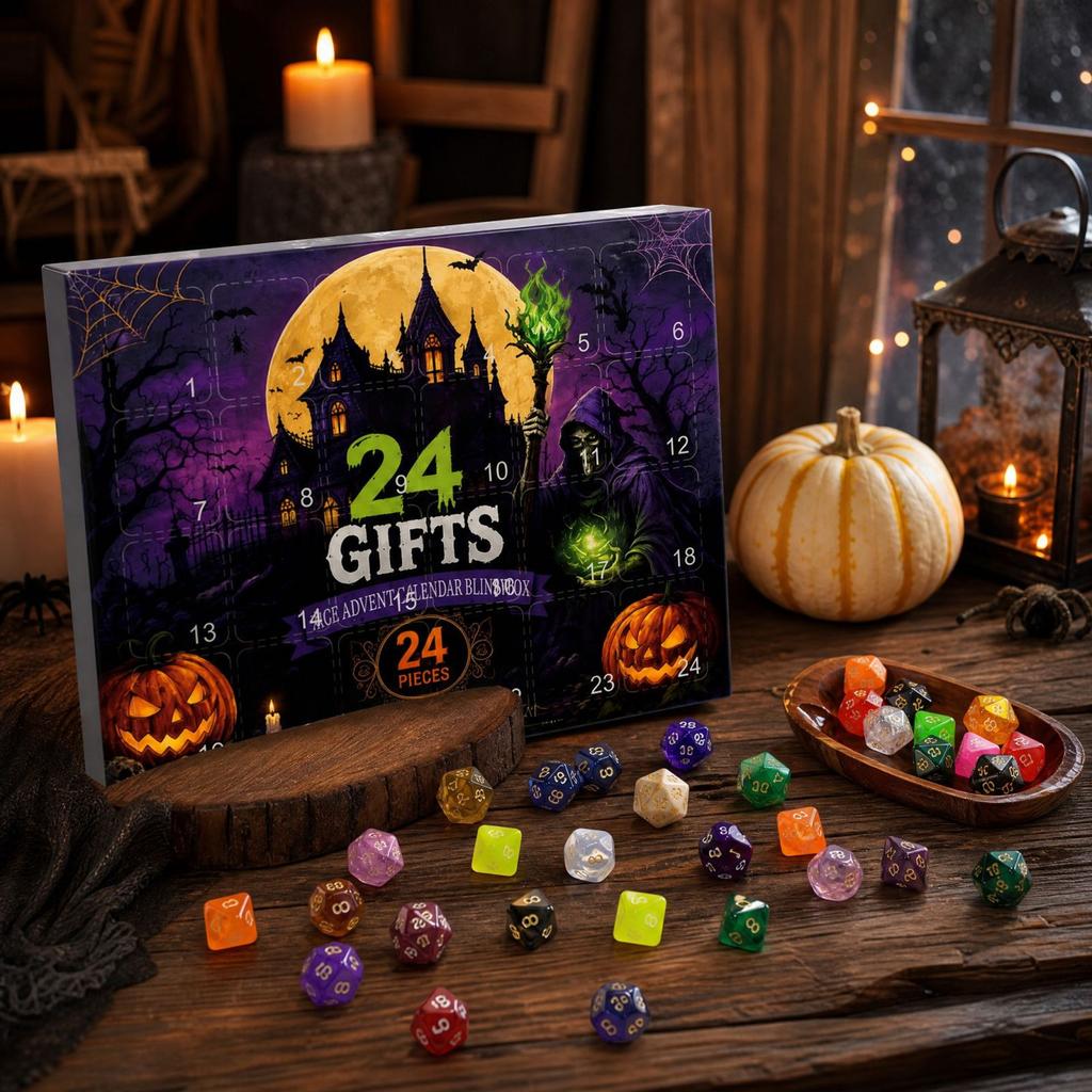 3D Dice Shaped Halloween with Creative Surprise for Party Favors