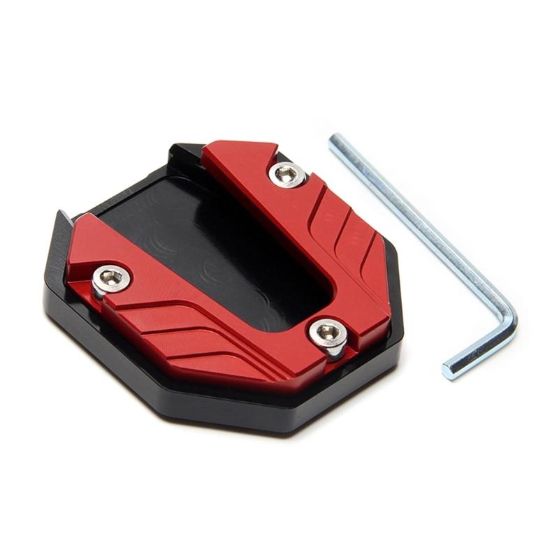 Scooter Motorcycle Bike Kickstand Extender Foot Side Stand Extension Pad Support Plate Anti-skid Enlarged Base