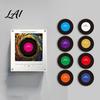 Acrylic Magnetic Music Box Refrigerator Player NFC Enabled Vinyl Record Fridge Magnet Metal Surface Magnet with LED Light Decoration for