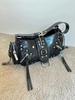 Underarm Bags For Women Luxury Handbag Purses Vintage PU Leather Rivet Decoration Shoulder Crossbody Bag