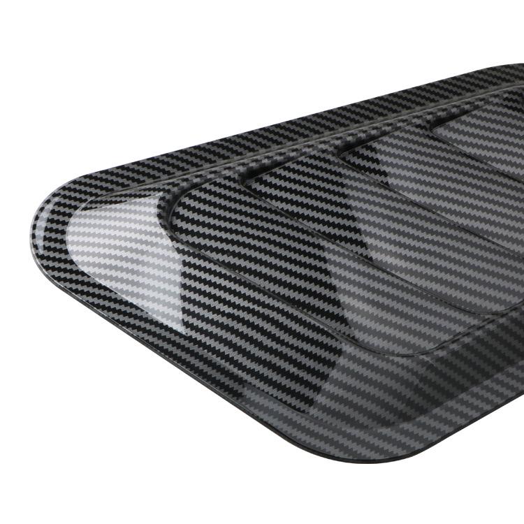 Decoración de Capucha para Rejilla de Aire de Coche Universal de Fibra de Carbono