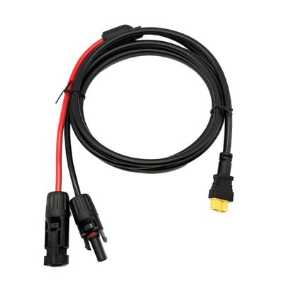 Сонячний подовжувач 16AWG Сонячний роз'єм до кабелю XT60 5 футів Сонячний до XT60 Розетка Подовжувач Простий у використанні