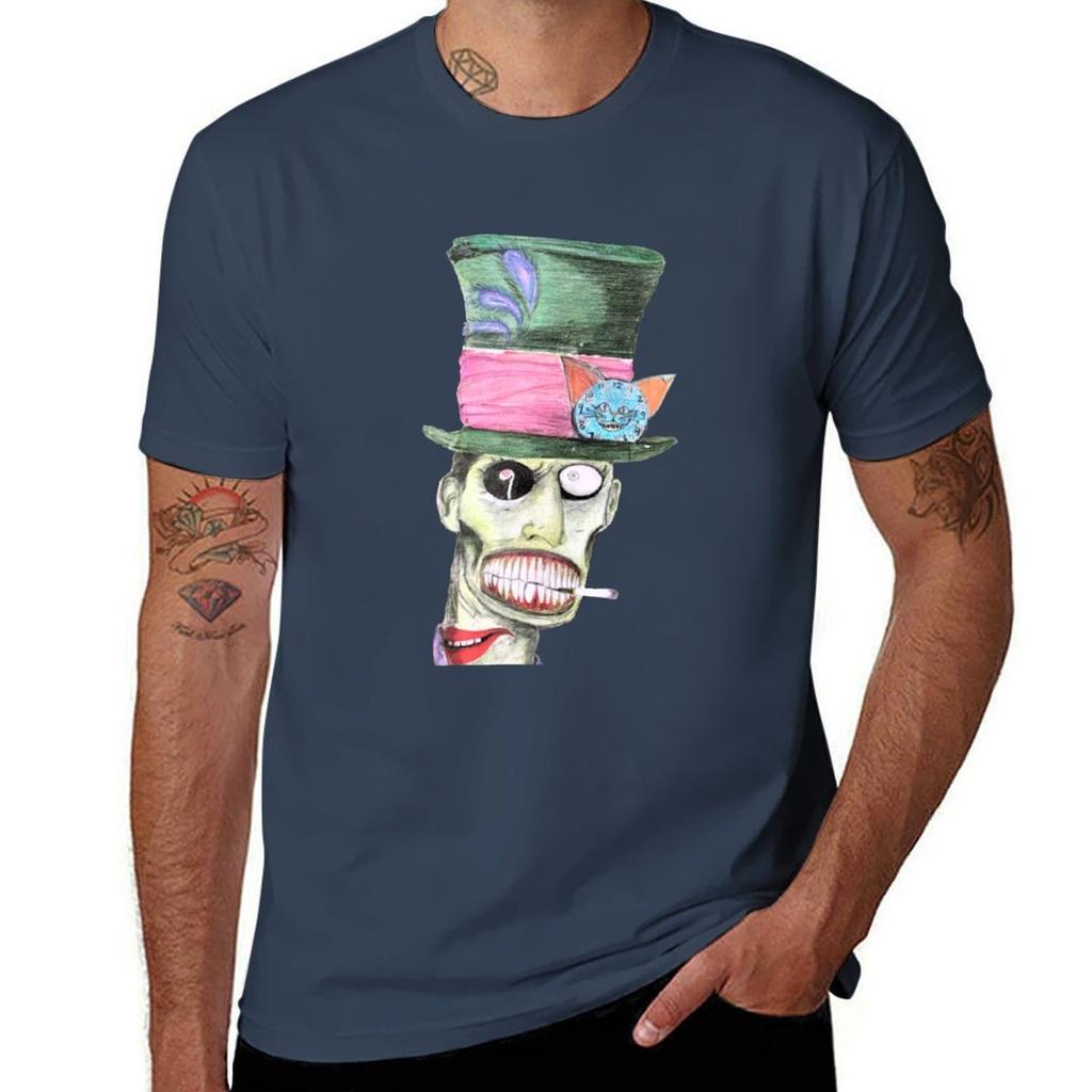 Worm Hatter Mash Tshirt Comfortable Workout Short Sleeve Shirt