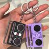 1 Piece Mini Recording Pendant Creative Funny Mini Radio Recorder Music Toys Classical Bag Ornament Keychain Couple Gift