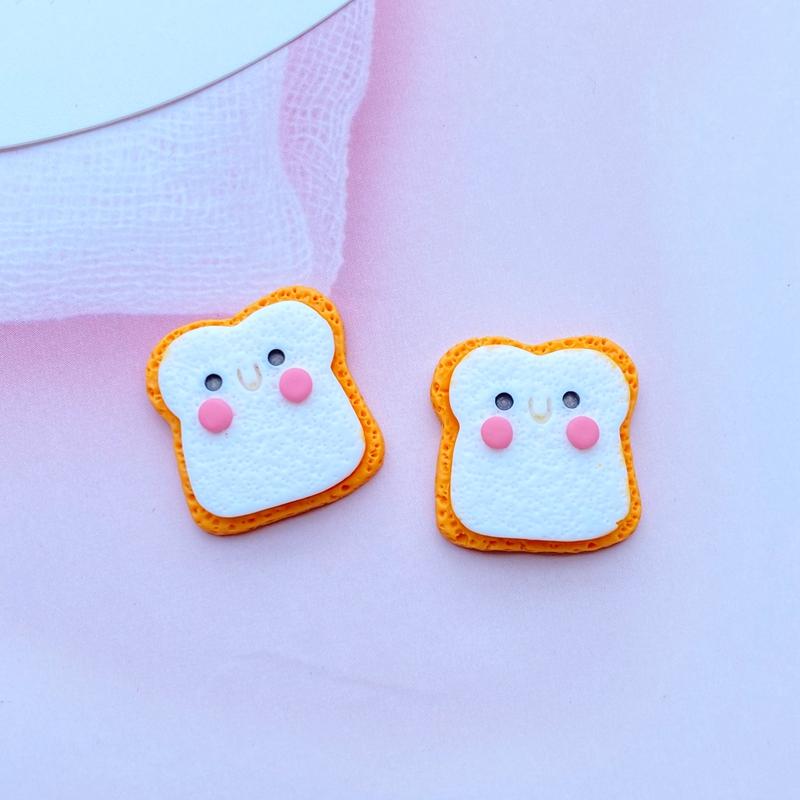 10 Stück Neue Süße Mini-Kuchen-Keks-Serie Harzfigur Handwerk Flache Rückseite Cabochon Schmuckherstellung Haarschmuck Zubehör
