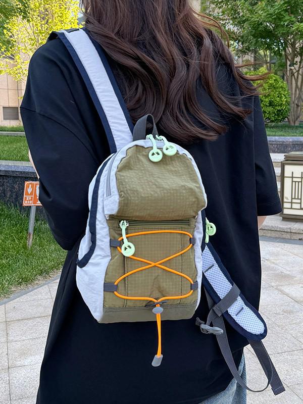 Children's Colorblock Lightweight Backpack for School, Travel, and Hiking