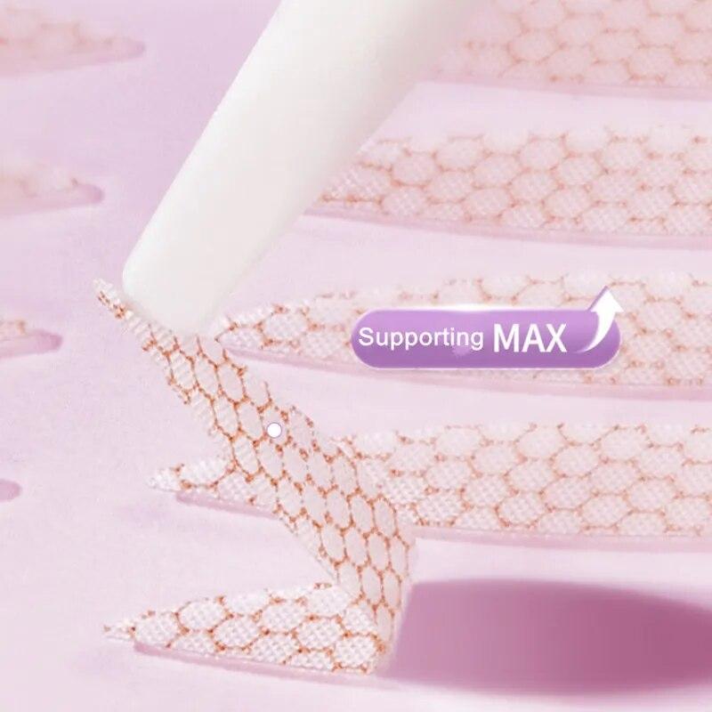 240PCS Invisible Double Eyelid Tape Sticker Long Lasting Double-Fold Self-Adhesive Lace Paste Clear Beige Big Eye Tools