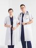 Nightingale Unisex Kurzarm Weißer Laborkittel für Ärzte und Krankenschwestern