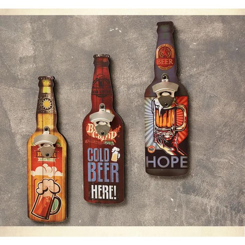 Bottle Opener Restaurant Wall Creative Decoration Item Bar Restaurant Barbecue Shop Hanging Piece Unique Bottle Opener